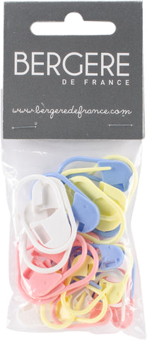 Bergere De France Locking Stitch Markers 28/Pkg