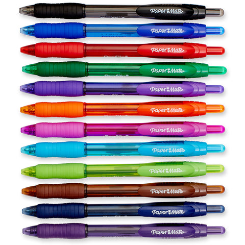 Paper Mate Profile Retractable Ballpoint Pens 1.4mm 12/Pkg