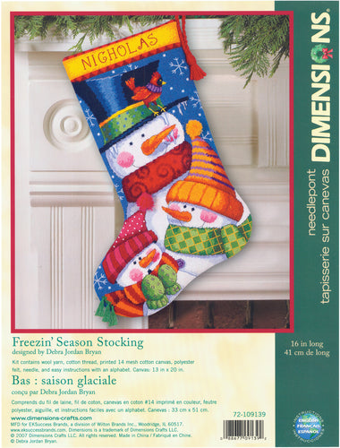 Dimensions Stocking Needlepoint Kit 16" Long