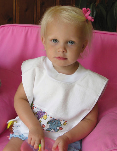 Charles Craft Velour Toddler Pullover Bib 14 Count 12"X19.5"