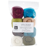 Wistyria Editions Wool Roving 12" .25oz 8/Pkg