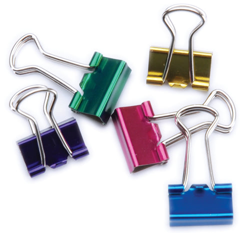 Mini Binder Clips .5" 12/Pkg