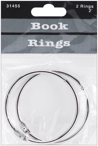 Book Rings 2" 2/Pkg