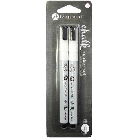 Chalk Markers Fine Point 3mm 2/Pkg
