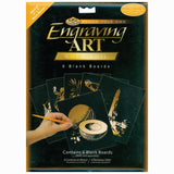 Foil Engraving Art Blank Boards 5"X7" 6/Pkg