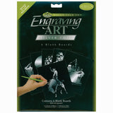 Foil Engraving Art Blank Boards 8"X10" 6/Pkg
