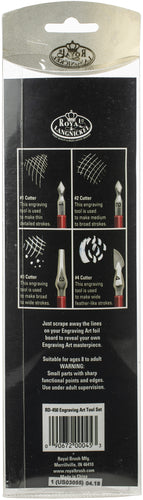 Foil Engraving Art Scraper Tools 4/Pkg