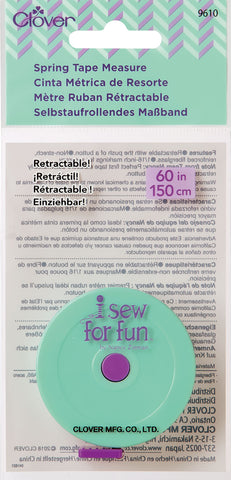 Clover I Sew For Fun Spring Tape Measure