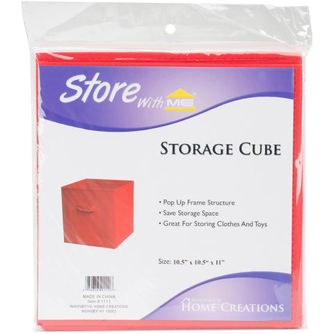 Square Fabric Storage Cube 10.5"X10.5"X11"