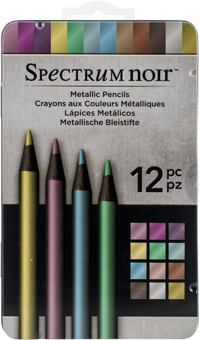Spectrum Noir Metallic Pencils 12/Pkg