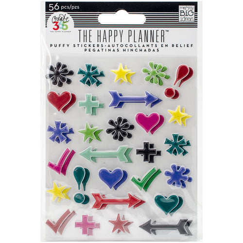 Happy Planner Puffy Stickers 2/Sheets