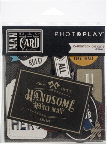 Man Card Cardstock Die-Cuts