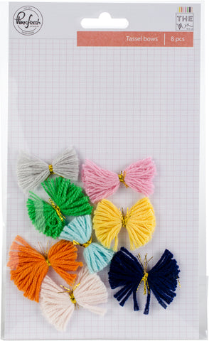 The Mix No. 2 Tassel Bows 8/Pkg