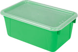 Storex Small Cubby Bin W/ Cover 12.2"X7.8"X5.1"
