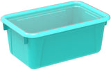 Storex Small Cubby Bin W/ Cover 12.2"X7.8"X5.1"