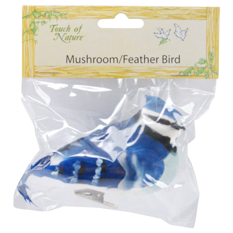 Mushroom Bird W/Clip 5"