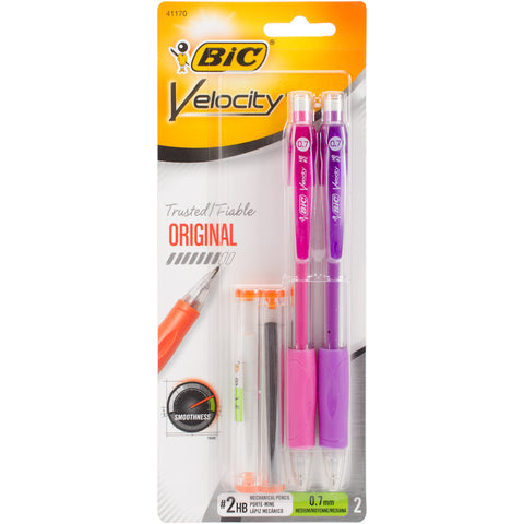 BIC Velocity Mechanical Pencil 2/Pkg