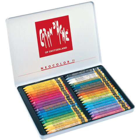 Caran D'Ache NeoColor II Water Soluble Wax Pastel Set 30/Pkg