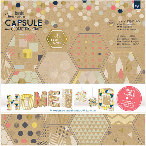 Papermania Double-Sided Paper Pack 12"X12" 36/Pkg