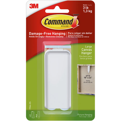 Command Large Canvas Hanger 1/Pkg