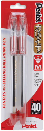 Pentel R.S.V.P. Medium Ballpoint Pens 2/Pkg
