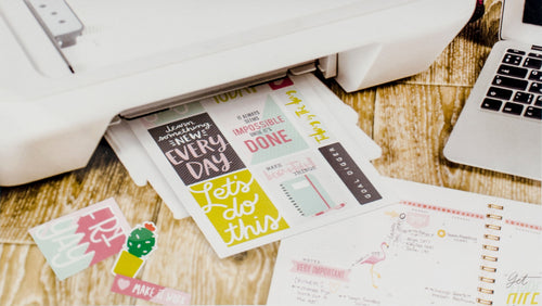 American Crafts Printable Adhesive Vinyl 8.5"X11" 8/Pkg