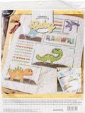 Bucilla Stamped Crib Cover Cross Stitch Kit 34"X43"