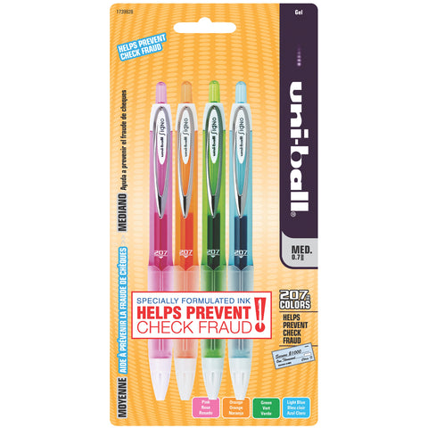 Uni-Ball Signo Medium Point Pens 4/Pkg