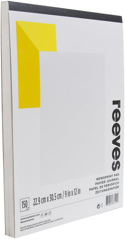 Reeves Newsprint Paper Pad 9"X12"
