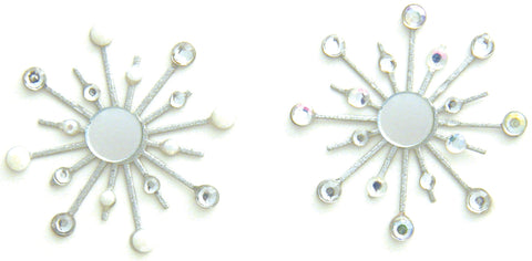 Karen Foster Sparkle Burst Brads 1.25" 6/Pkg