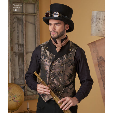 Simplicity Arkivestry Mens Shirt & Vests Costumes