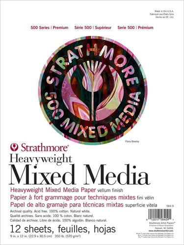 Strathmore 500 Series Heavyweight Mixed Media Pad 9"X12"