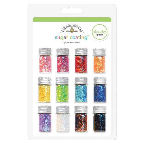 Sugar Coating Chunky Glitter Assortment 5g 12/Pkg