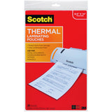 Scotch Thermal Laminator Pouches 3 Mil 20/Pkg