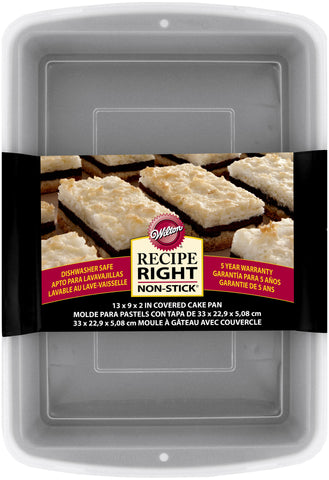 Recipe Right Covered Cake Pan