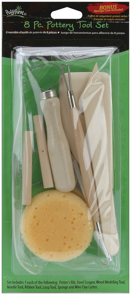 8 pc. Complete Pottery Tool Set