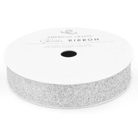 American Crafts Glitter Ribbon .625"X3yd