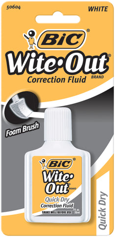 BIC Wite-Out Quick Dry Correction Fluid