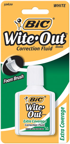 BIC Wite-Out Extra Coverage Correction Fluid