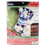 Bucilla Felt Stocking Applique Kit 18" Long