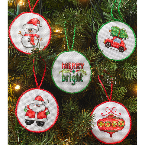 Bucilla Counted Cross Stitch Kit 2.5" Round 30/Pkg