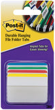Post-It Durable Filing Tabs 2"X1.5" 24/Pkg