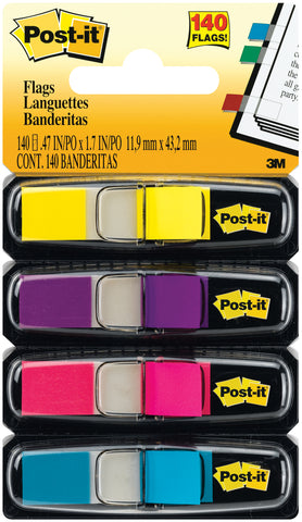Post-It Flags .47"X1.7" 140/Pkg