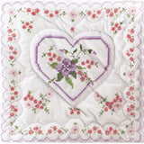 Tobin Stamped White Quilt Blocks 18"X18" 6/Pkg