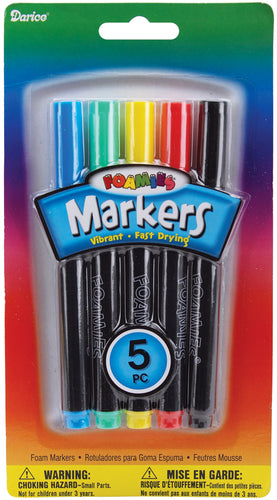 Foam Markers 5/Pkg
