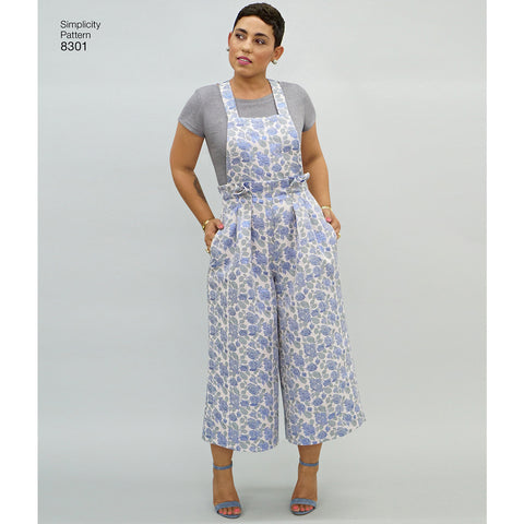 Simplicity Mimi G Style Misses Overalls Jumper & Knit Top