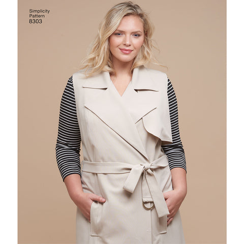 Simplicity Misses Top Coat Or Vest & Pants