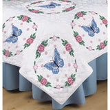 Tobin Stamped White Quilt Blocks 18"X18" 6/Pkg