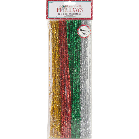 Tinsel Stems 6mmx12" 60/Pkg