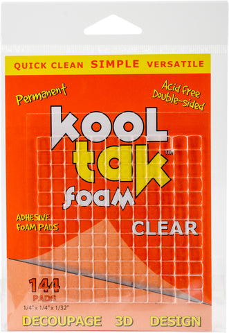 Kool Tak 3D Foam Pads 144/Pkg